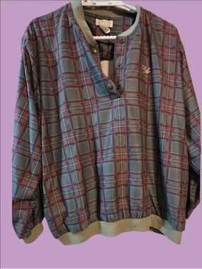 4/$67 Deal! Canadian Made Cracked Wheat Plaid Jacket
